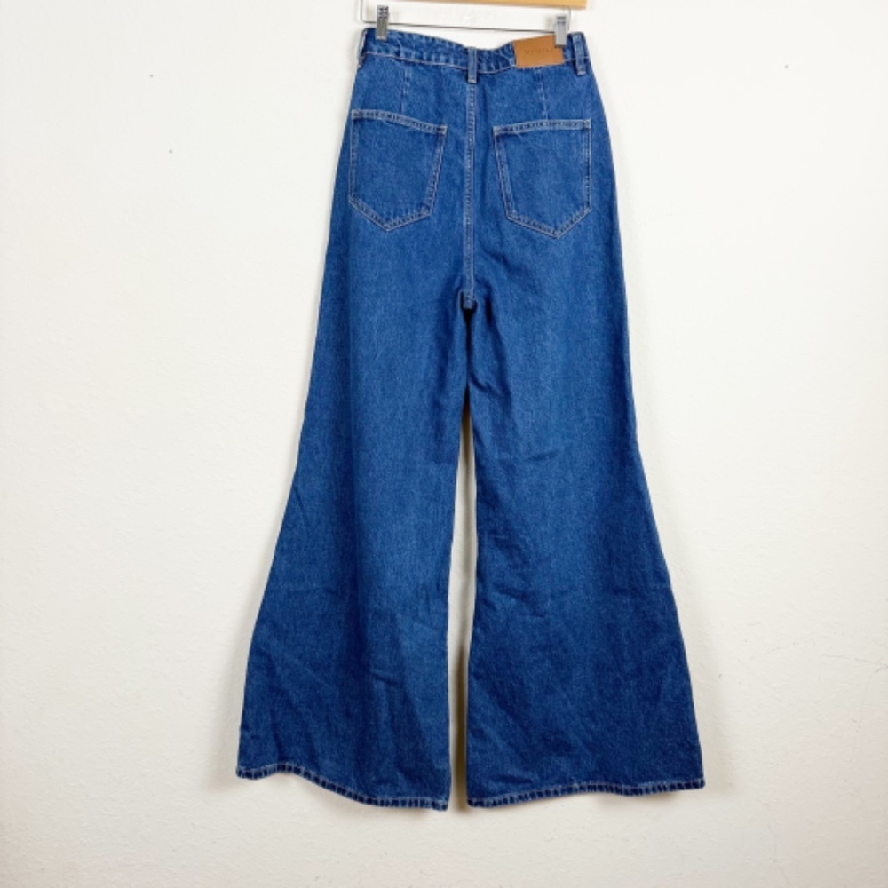 Meshki Blue Flare & Wide Leg Jeans - Picture 7 of 8